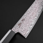 Gyuto SLD Black Damascus Ebony Handle 195mm-[Musashi]-[Japanese-Kitchen-Knives]