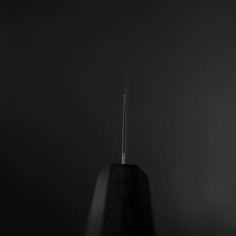 Gyuto SLD Black Damascus Ebony Handle 195mm-[Musashi]-[Japanese-Kitchen-Knives]