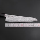 Gyuto SLD Black Damascus Ebony Handle 195mm-[Musashi]-[Japanese-Kitchen-Knives]