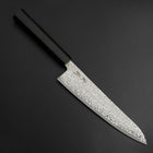 Gyuto SLD Black Damascus Ebony Handle 195mm-[Musashi]-[Japanese-Kitchen-Knives]