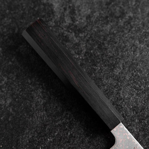 Gyuto SLD Black Damascus Ebony Handle 210mm (8.3”)-[Musashi]-[Japanese-Kitchen-Knives]