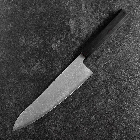 Gyuto SLD Black Damascus Ebony Handle 210mm-[Musashi]-[Japanese-Kitchen-Knives]
