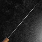 Gyuto SLD Mirror Buffalo Dark Pink Maple Handle 210mm-[Musashi]-[Japanese-Kitchen-Knives]