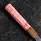 Gyuto SLD Mirror Buffalo Dark Pink Maple Handle 210mm-[Musashi]-[Japanese-Kitchen-Knives]