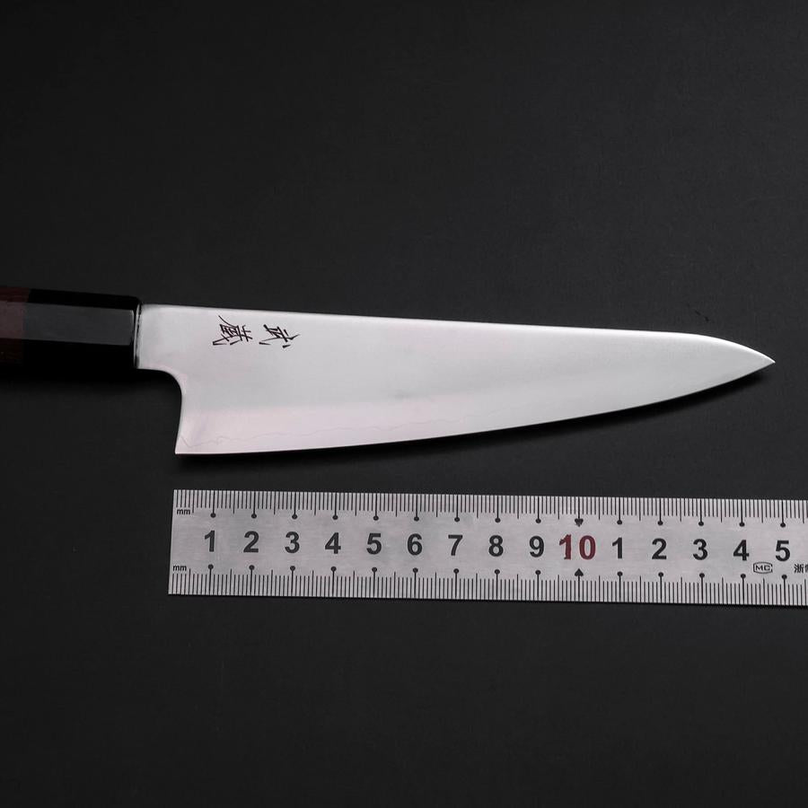 牛刀銀紙3號鋼梨地墨漆柄210mm – MUSASHI
