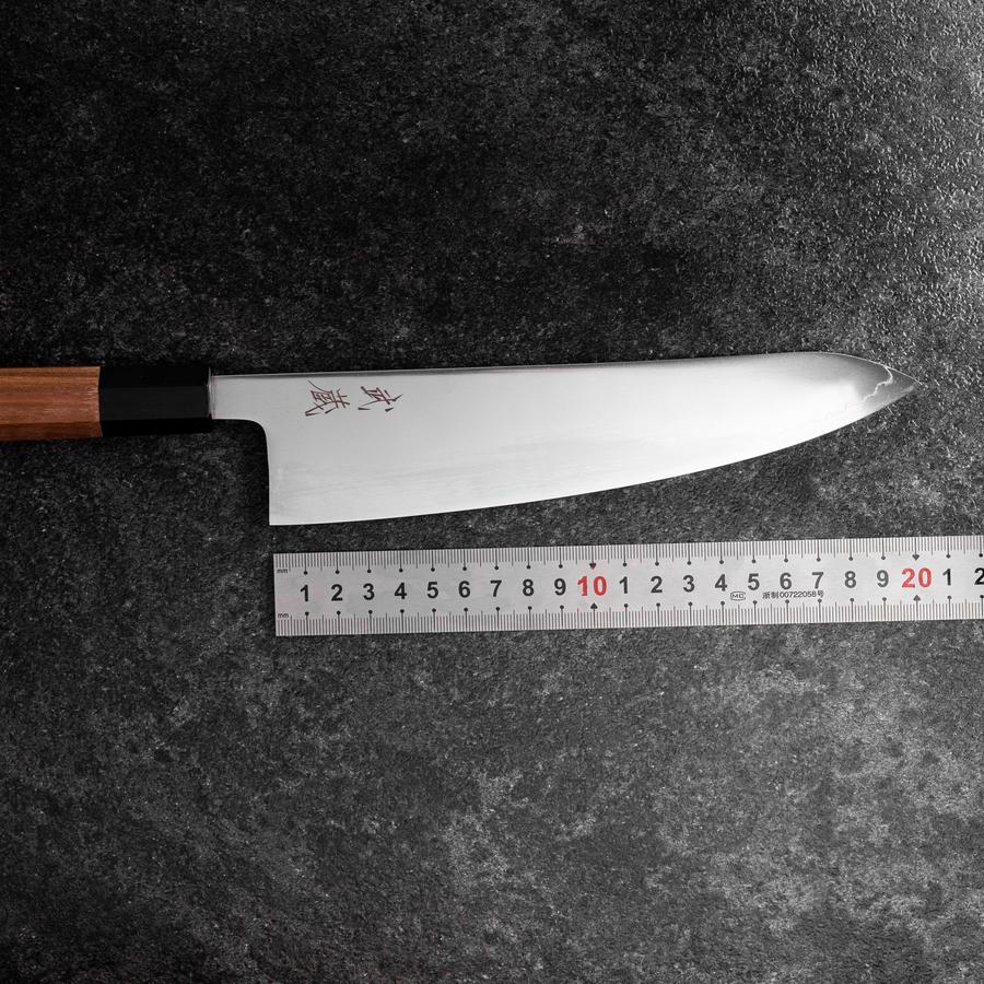 Gyuto SLD Mirror Buffalo Walnut Handle 210mm (8.3”) – MUSASHI