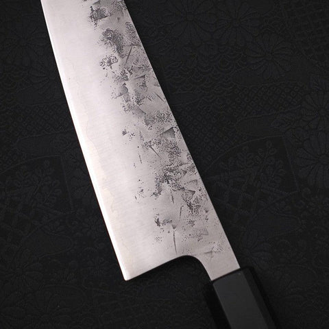 Gyuto SLD Nashiji Washi Buffalo Magnolia Handle 210mm (8.3”)-[Musashi]-[Japanese-Kitchen-Knives]
