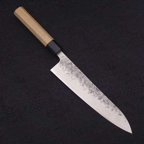 Gyuto SLD Nashiji Washi Buffalo Magnolia Handle 210mm (8.3”)-[Musashi]-[Japanese-Kitchen-Knives]