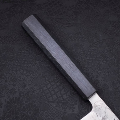 Gyuto SLD Nashiji Washi Dark Blue Urushi Handle 240mm (9.4”)-[Musashi]-[Japanese-Kitchen-Knives]