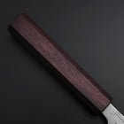 Gyuto SLD Nashiji Washi Purple Urushi Handle 210mm (8.3”)-[Musashi]-[Japanese-Kitchen-Knives]