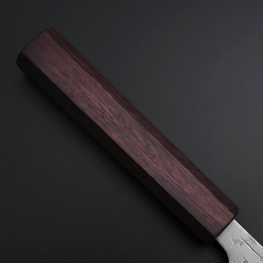 Gyuto SLD Nashiji Washi Purple Urushi Handle 210mm-[Musashi]-[Japanese-Kitchen-Knives]