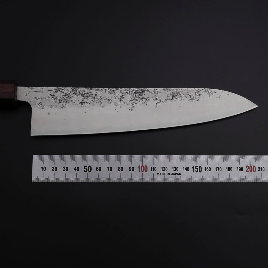 Gyuto SLD Nashiji Washi Purple Urushi Handle 210mm-[Musashi]-[Japanese-Kitchen-Knives]
