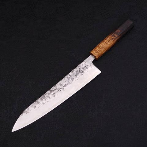 Gyuto SLD Nashiji Washi Yaki Urushi Handle 240mm (9.4”)-[Musashi]-[Japanese-Kitchen-Knives]