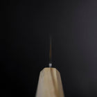 Gyuto SLD Nickel Tsuchime Colored Damascus Olive Handle 210mm Limited Edition-[Musashi]-[Japanese-Kitchen-Knives]