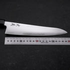 Gyuto SLD Polished Buffalo Walnut Handle 195mm (7.7”)-[Musashi]-[Japanese-Kitchen-Knives]