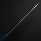 Gyuto SLD Wave Nickel Damascus Blue Urushi Handle 180mm (7”)-[Musashi]-[Japanese-Kitchen-Knives]