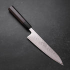 Gyuto SLD Wave Nickel Damascus Buffalo Ebony Handle 180mm (7”)-[Musashi]-[Japanese-Kitchen-Knives]