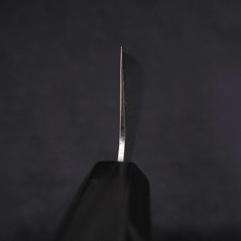 Gyuto SLD Wave Nickel Damascus Buffalo Ebony Handle 210mm (8.3”)-[Musashi]-[Japanese-Kitchen-Knives]