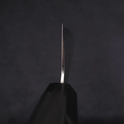 Gyuto SLD Wave Nickel Damascus Buffalo Ebony Handle 210mm-SLD-Damascus-Japanese Handle-[Musashi]-[Japanese-Kitchen-Knives]