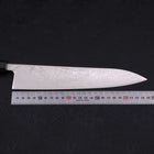 Gyuto SLD Wave Nickel Damascus Buffalo Ebony Handle 240mm (9.4”)-[Musashi]-[Japanese-Kitchen-Knives]