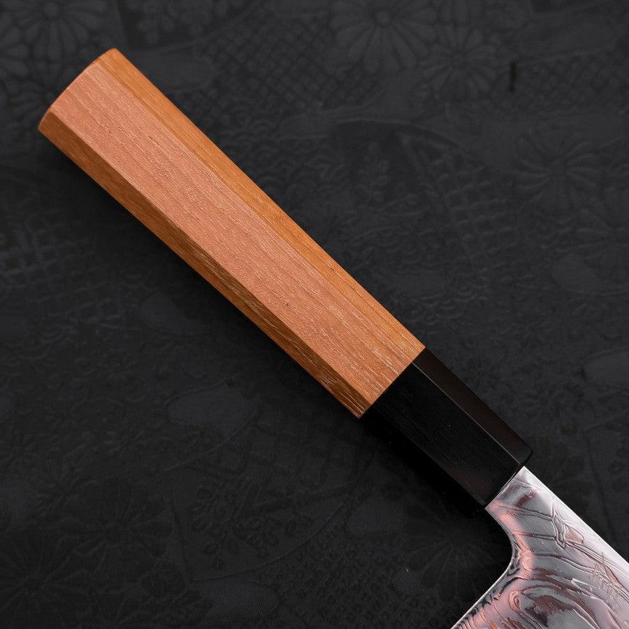 牛刀 SLD 浪 ニッケルダマスカス 焼漆柄 210mm – MUSASHI