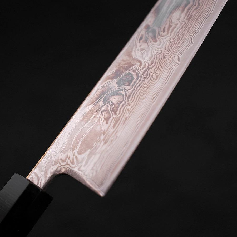 牛刀 SLD 浪 ニッケルダマスカス 焼漆柄 210mm – MUSASHI