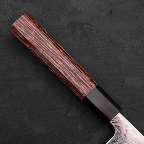 Gyuto SLD Wave Nickel Damascus Buffalo Wenge Handle 210mm (8.3”)-[Musashi]-[Japanese-Kitchen-Knives]