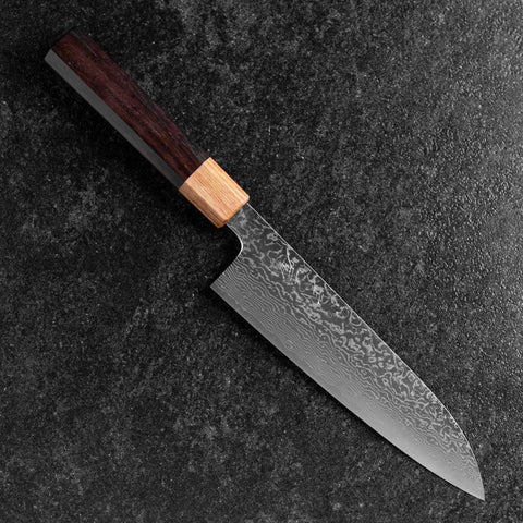 Gyuto SPG-Strix Damascus Shitan Handle 180mm-[Musashi]-[Japanese-Kitchen-Knives]