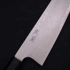 Gyuto Silver Steel #3 Damascus Buffalo Ebony Handle 240mm (9.4”)-[Musashi]-[Japanese-Kitchen-Knives]