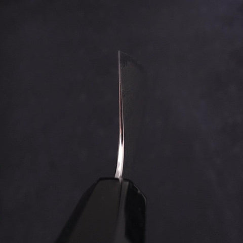 Gyuto Silver Steel #3 Damascus Buffalo Ebony Handle 240mm (9.4”)-[Musashi]-[Japanese-Kitchen-Knives]