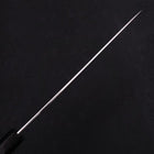 Gyuto Silver Steel #3 Damascus Buffalo Ebony Handle 240mm (9.4”)-[Musashi]-[Japanese-Kitchen-Knives]