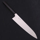 Gyuto Silver Steel #3 Damascus Buffalo Ebony Handle 240mm (9.4”)-[Musashi]-[Japanese-Kitchen-Knives]