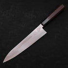Gyuto Silver Steel #3 Damascus Buffalo Wenge Handle 210mm (8.3”)-[Musashi]-[Japanese-Kitchen-Knives]