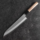 Gyuto Silver Steel #3 Kasumi Buffalo Walnut Handle 240mm-[Musashi]-[Japanese-Kitchen-Knives]