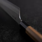 Gyuto Silver Steel #3 Kasumi Buffalo Walnut Handle 240mm-[Musashi]-[Japanese-Kitchen-Knives]