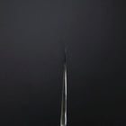 Gyuto Silver Steel #3 Mirror Honyaki Buffalo Ebony Handle 240mm-[Musashi]-[Japanese-Kitchen-Knives]