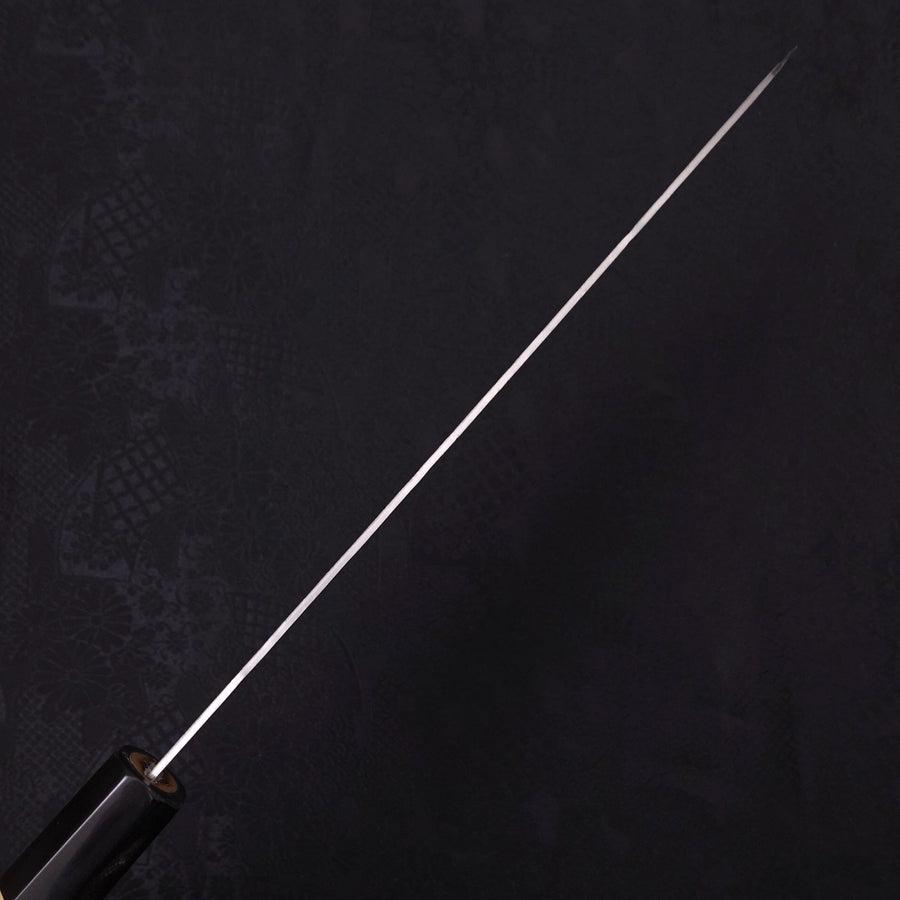 Gyuto Silver Steel #3 Nashiji Buffalo Magnolia Handle 240mm-Silver steel #3-Nashiji-Japanese Handle-[Musashi]-[Japanese-Kitchen-Knives]