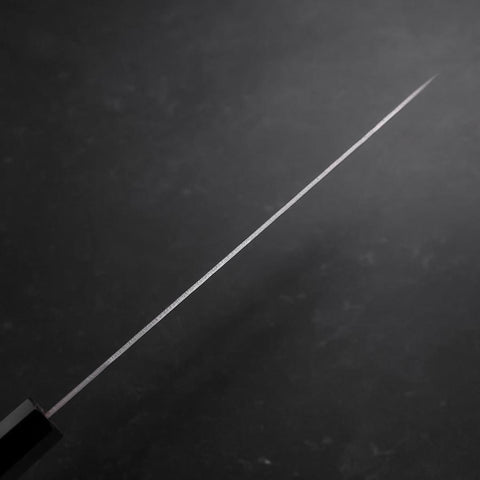 Gyuto Silver Steel #3 Nashiji Buffalo Walnut Handle 210mm (8.3”)-[Musashi]-[Japanese-Kitchen-Knives]