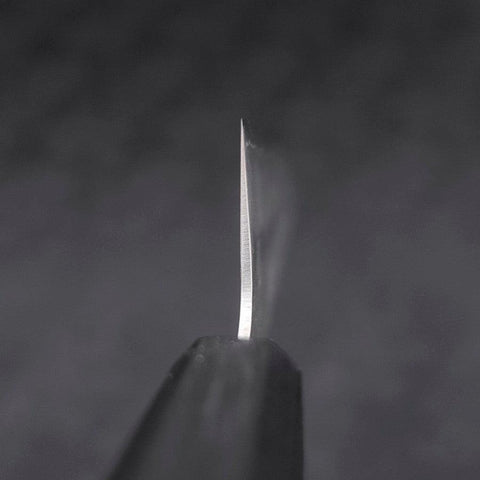 Gyuto Silver Steel #3 Nashiji Dark Blue Urushi Handle 210mm (8.3”)-[Musashi]-[Japanese-Kitchen-Knives]