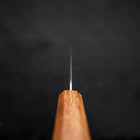 Gyuto Silver Steel #3 Nashiji Oak Handle 180mm (7”)-[Musashi]-[Japanese-Kitchen-Knives]