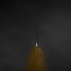 Gyuto Silver Steel #3 Nashiji Olive Handle 210mm-[Musashi]-[Japanese-Kitchen-Knives]