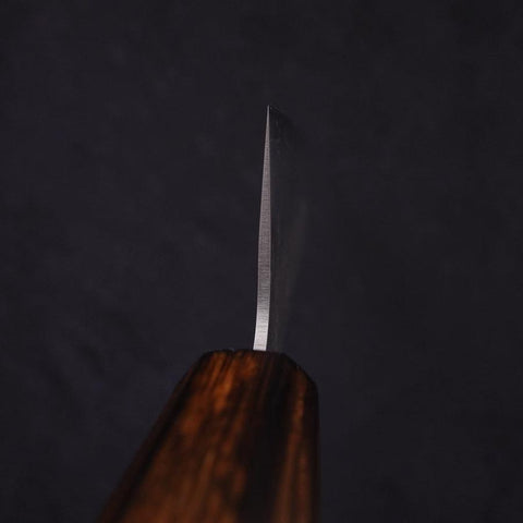 Gyuto Silver Steel #3 Nashiji Sumi Urushi Handle 240mm (9.4”)-[Musashi]-[Japanese-Kitchen-Knives]