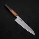 Gyuto Silver Steel #3 Nashiji Yaki Urushi Handle 180mm (7”)-[Musashi]-[Japanese-Kitchen-Knives]