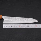 Gyuto Silver Steel #3 Nashiji Yaki Urushi Handle 210mm (8.3”)-[Musashi]-[Japanese-Kitchen-Knives]