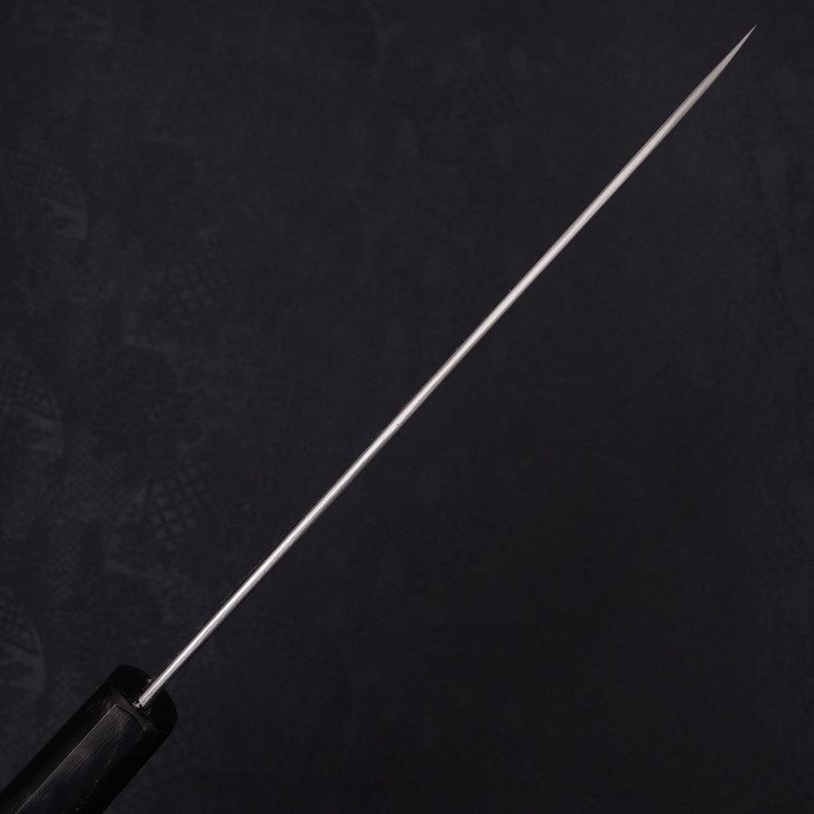 Gyuto Silver Steel #3 Nickel Damascus Buffalo Ebony Handle 210mm-Silver steel #3-Damascus-Japanese Handle-[Musashi]-[Japanese-Kitchen-Knives]