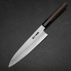 Gyuto Silver Steel #3 Polished Buffalo Walnut Handle 210mm-[Musashi]-[Japanese-Kitchen-Knives]