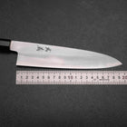 Gyuto Silver Steel #3 Polished Buffalo Walnut Handle 210mm-[Musashi]-[Japanese-Kitchen-Knives]