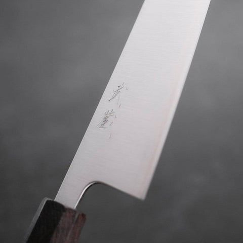 Gyuto Silver Steel #3 Polished Walnut Handle 210mm (8.3”)-[Musashi]-[Japanese-Kitchen-Knives]