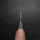 Gyuto Silver Steel #3 Polished Walnut Handle 210mm (8.3”)-[Musashi]-[Japanese-Kitchen-Knives]