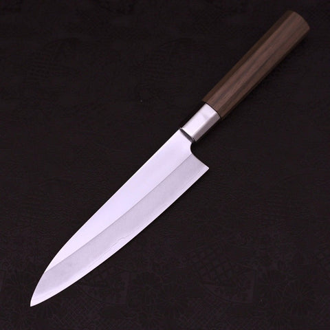 Gyuto Silver Steel #3 Walnut Handle 180mm (7”)-[Musashi]-[Japanese-Kitchen-Knives]
